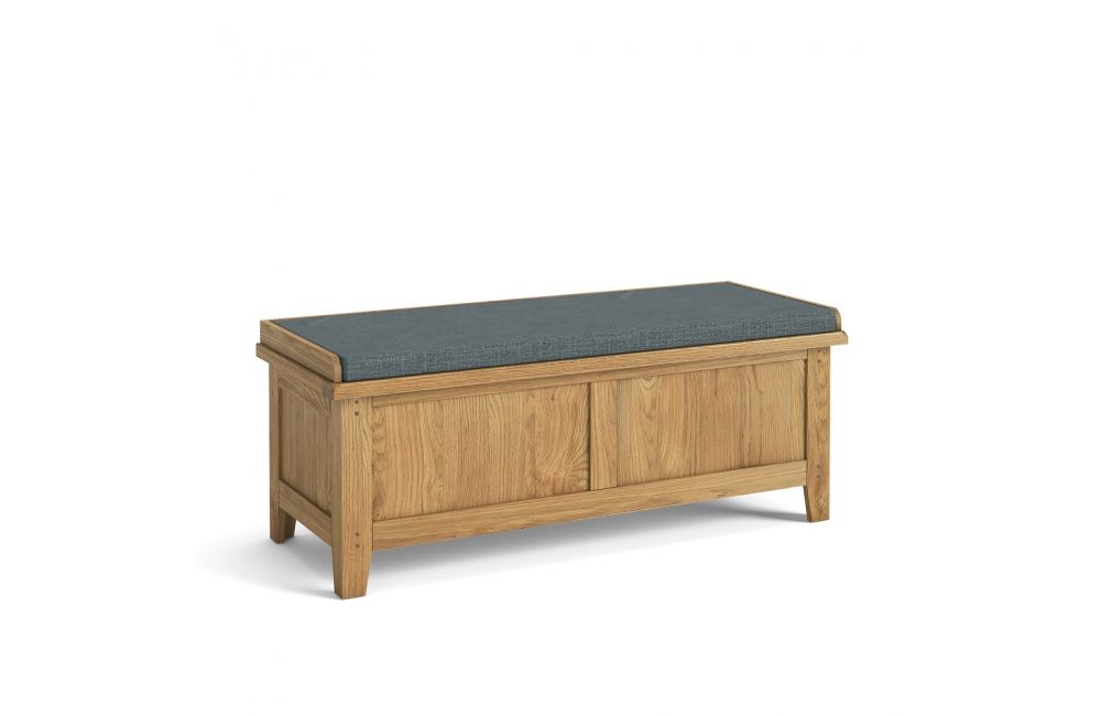 Buckingham Oak Storage Bench
